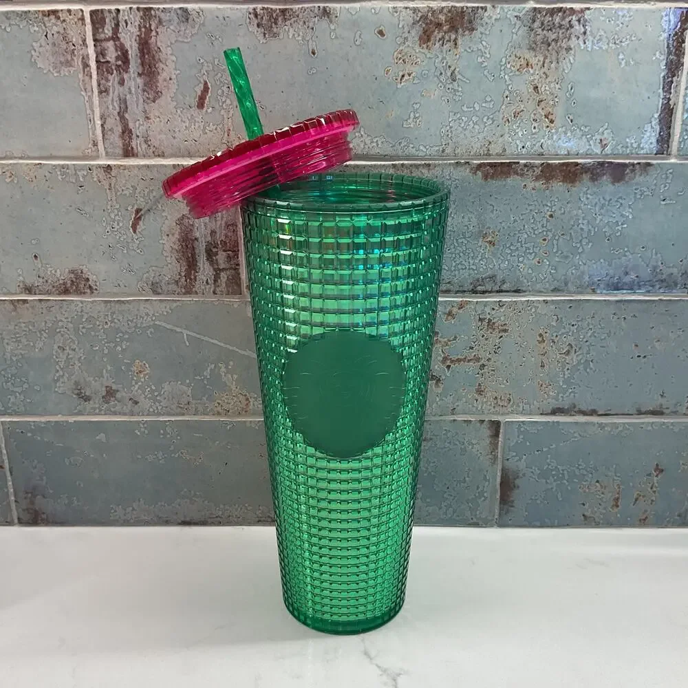 Starbucks Spring 2023 Watermelon Grid Cold Tumbler Cup